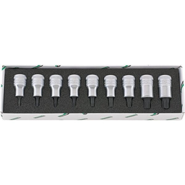 Stahlwille Tools 12, 5 mm (1/2") Set: Screwdriver sockets 9-pcs. 96031004